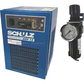 15 CFM Schulz Compressed Air Refrigerated Air Dryer, 2HP & 3HP Air Compressors, Moisture Removing Particulate Filter, Pressure Regulator in Kuwait