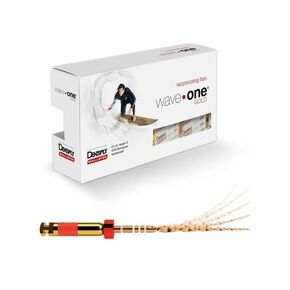 Dentsply Maillefer A0753221G0S03 WaveOne Gold Rotary Files 21mm Small 3/Pk in Kuwait