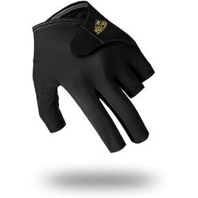Breathable Billiard Gloves, Quick Drying Breathable Left Hand 5 Fingers, Durable Double Stitching, Adjustable Wrap-Around Fit Snooker Billiard Gloves, Adjustable Unisex Size in Saudi Arabia