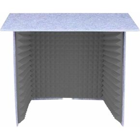 Soundproof Booth Portable Isolation Booth, Foldable Microphone Vocal Box, Self Made Recording Studio, for Podcasts Singing Gaming in Kuwait