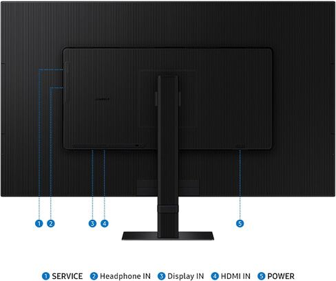 Samsung 32 "ViewFinity S7 (S70D) 4K UHD IPS HDR10 شاشة عالية الدقة ، منفذ HDMI و DP ، معتمد TUV ، 2025 ، LS32D700EBNXGO in Kuwait