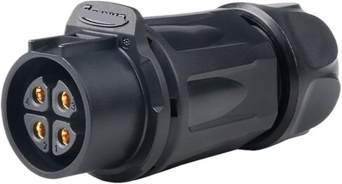 LP20 semi-metallic fence industrial aviation 4-pin connector LED power cable power signal pin(Butt female head) in Saudi Arabia