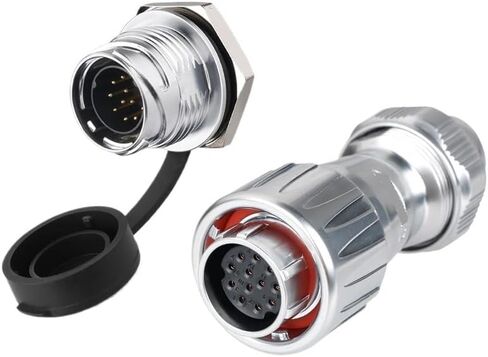 DZ-20 single-hole aviation 3-core 4-core 12-core metal reverse installation automation equipment power connector(9 core) in Kuwait