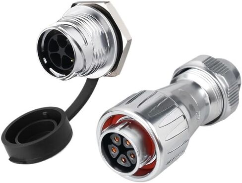 DZ-20 single-hole aviation 3-core 4-core 12-core metal reverse installation automation equipment power connector(9 core) in Kuwait