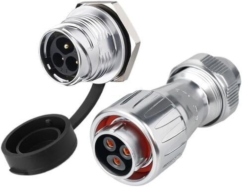 DZ-20 single-hole aviation 3-core 4-core 12-core metal reverse installation automation equipment power connector(9 core) in Kuwait