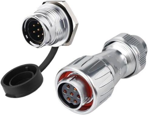 DZ-20 single-hole aviation 3-core 4-core 12-core metal reverse installation automation equipment power connector(9 core) in Kuwait