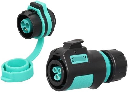 K20 reverse aviation socket 2-3-4 core 5-7-9 pin power round seat connector quick connector(5 core plug R5 rear nut seat 12A250V) in Saudi Arabia