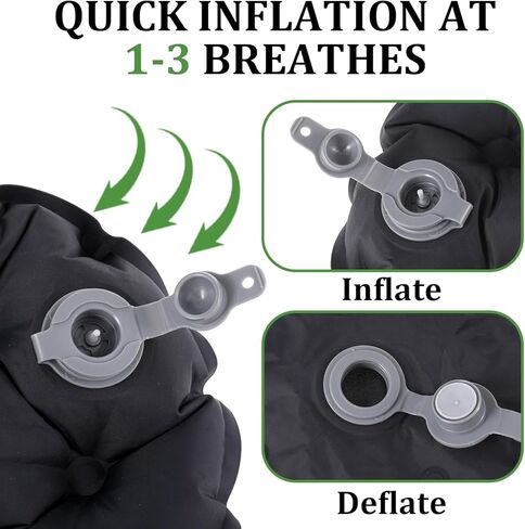 وسادة مقعد قابلة للنفخ وسادة سفر طائرة سفر محمولة وسادة التكلفة التخييم هي وسائد المبيض المحمولة للمكاتب المشي لمسافات طويلة في الهواء الطلق تسلق كاياك فناء سيارة in Kuwait