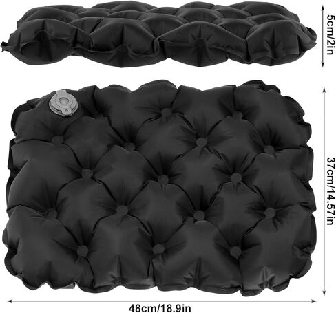 وسادة مقعد قابلة للنفخ وسادة سفر طائرة سفر محمولة وسادة التكلفة التخييم هي وسائد المبيض المحمولة للمكاتب المشي لمسافات طويلة في الهواء الطلق تسلق كاياك فناء سيارة in Kuwait