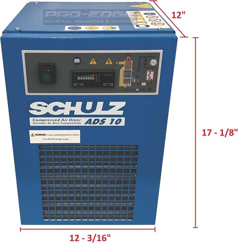 10 CFM Schulz Compressed Air Refrigerated Air Dryer, 1.5HP, 2HP & 3HP Air Compressors, 2-Stage Moisture Removing Particulate Filter, Pressure Regulator in Saudi Arabia
