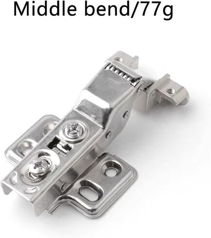 Stainless Steel Frame Door Window Furniture Kitchen Cabinet Concealed Hydraulic Hinge 1Pcs(Half Overlay) in Kuwait