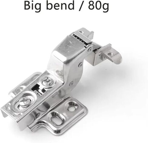 Stainless Steel Frame Door Window Furniture Kitchen Cabinet Concealed Hydraulic Hinge 1Pcs(Half Overlay) in Kuwait