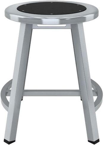 Pemberly Row 18 "البراز إطار رمادي مقعد من الصلب الأسود مع القدم المنحنية in Kuwait