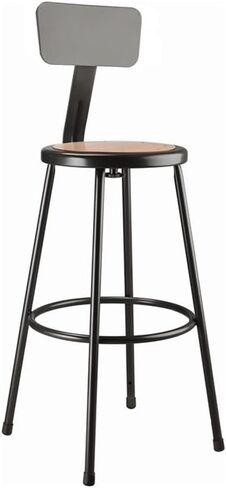 Pemberly Row 30 "Modern Metal Heavy Duty Protool مع مسند الظهر باللون الأسود in Kuwait