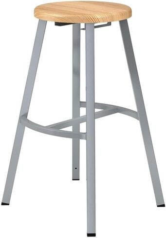 Pemberly Row Contemporary 30 "مقعد خشبي الصلبة في الإطار الرمادي in Kuwait