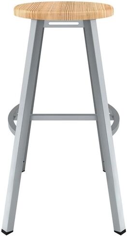 Pemberly Row Contemporary 30 "مقعد خشبي الصلبة في الإطار الرمادي in Kuwait