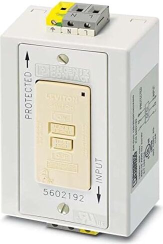 Phoenix Contact EM-DUO120/20/GFI/AUX/NO 60 HZ ، 30-10 AWG ، Socket Rail-Mount ، 125 VAC ، 20 AMP in Saudi Arabia
