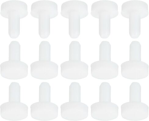 Silicone Rubber Hole Plug A22 Lab Rubber Tube Plug Black Bottle Stopper 22-29mm Diameter Soft Flexible Reusable End Covers for Bottles Pipes Flower Pots 10Pcs in Saudi Arabia