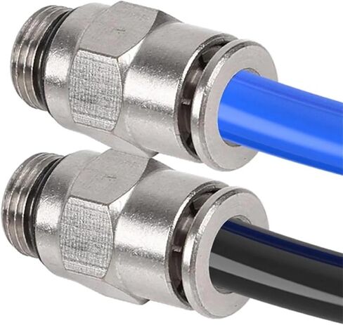 1pc موصل سريع الهوائية جميع النحاس المطلي بالنيكل PC-G Thread G1/8 1/4 3/8 1/2 PU GAS PIPE 6 8 10 12MM مع حلقة الختم 8-G02 (PC6-G04) in Saudi Arabia
