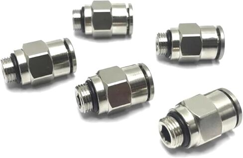 1pc موصل سريع الهوائية جميع النحاس المطلي بالنيكل PC-G Thread G1/8 1/4 3/8 1/2 PU GAS PIPE 6 8 10 12MM مع حلقة الختم 8-G02 (PC6-G04) in Saudi Arabia