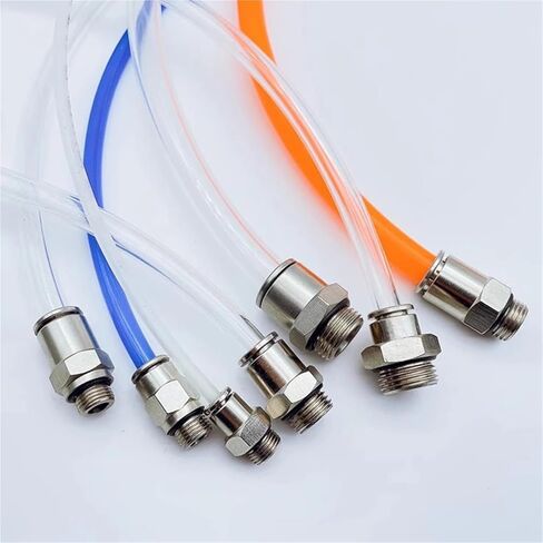 1pc موصل سريع الهوائية جميع النحاس المطلي بالنيكل PC-G Thread G1/8 1/4 3/8 1/2 PU GAS PIPE 6 8 10 12MM مع حلقة الختم 8-G02 (PC6-G04) in Saudi Arabia