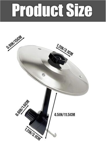 تنفيس هواء Cymbal Crash Crash ، الصنج الصغير لعشاق الموسيقى ، سهلة المقطع على الصنج لجميع أنواع المركبات (الفضة) in Kuwait