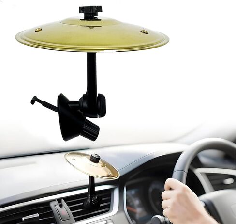 Cy Cymbal ، Car Crash Cymbal Air Vent Mini Mini Metal Drum Declession Than in Saudi Arabia