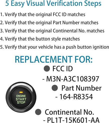 المفتاح الذكي FOB FOB for Ford Expedition 2023-2024 ، استبدال مفتاح القرب من ALLISKEYS FOB FOB Ford Expedition 2023-2024 M3N-A3C108397 PL1T-15K601-GA 164-R8355 in Kuwait