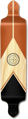 Yocaher Drop Down Longboard Deck 41.25" x 10", Cruising, Carving, Free-Style, and Downhill, for Adults, Teenagers, Kids and All Level Longboard Riders (Deck Only) in Kuwait