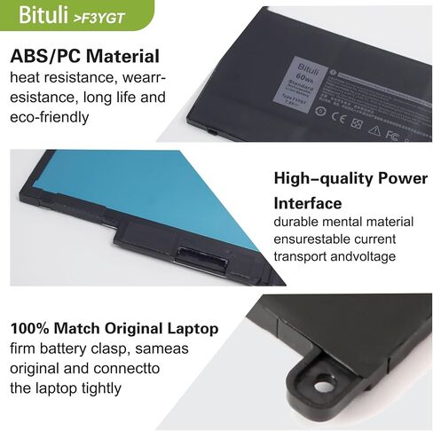 M5y1k بطارية الكمبيوتر المحمول لـ Dell Inspiron 14 15 17 بوصة سلسلة 3451 3452 3467 3551 3552 3565 3567 5458 5459 5551 5552 5555 5558 5559 5566 5755 5759 5759 in Saudi Arabia