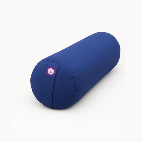 Yogikuti Iyengar Yoga Bolster for Restorative Yoga and Meditation – Lightweight Cotton Support Pillow with Handle for Easy Carry, Versatile for Pose Modification, Balance, Back Relief, and Relaxation in Saudi Arabia