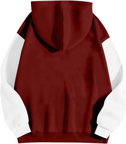 hlysgo Womens Hoodies Oversized Winter Fleece Tunic Sweatshirts Plain Casual Preppy Pullover Tops 2025 Trendy Fall Clothes in Kuwait