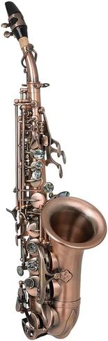 الأحمر السوبرانو الساكسفون BB مفتاح خشب الخشب مع العلبة ساكس الوقوف القفازات القفازات تنظيف فرشاة ساكس ساكس in Kuwait