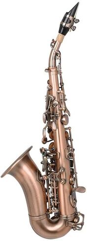 الأحمر السوبرانو الساكسفون BB مفتاح خشب الخشب مع العلبة ساكس الوقوف القفازات القفازات تنظيف فرشاة ساكس ساكس in Kuwait