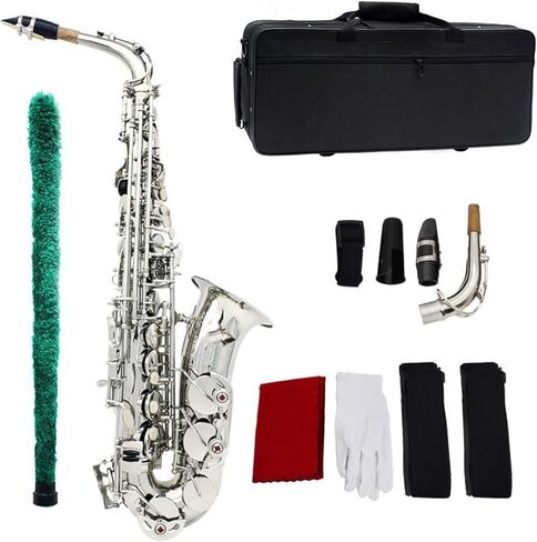 ساكسفونات الفضة ألتو ساكسفون E-flat alto saxophone المبتدئ in Kuwait