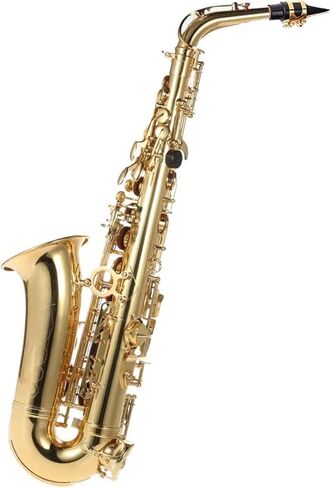 الذهب e flat eb alto saxophone النحاس المرن ساكس 802 نوع المفتاح in Kuwait