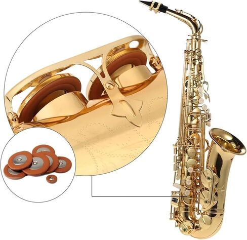 الذهب e flat eb alto saxophone النحاس المرن ساكس 802 نوع المفتاح in Kuwait