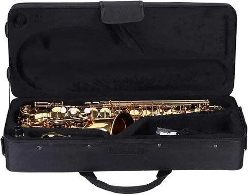 الذهب e flat eb alto saxophone النحاس المرن ساكس 802 نوع المفتاح in Kuwait