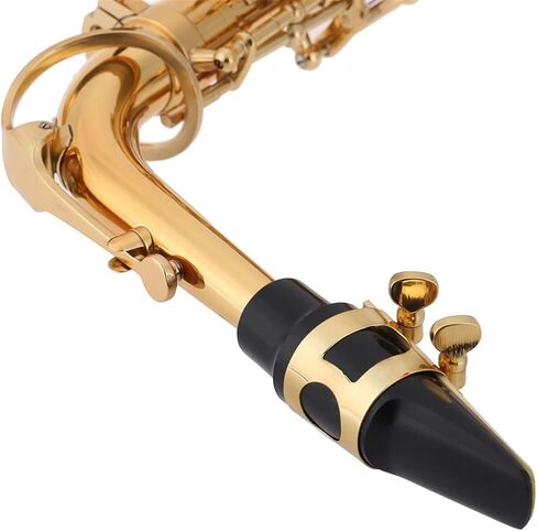 الذهب e flat eb alto saxophone النحاس المرن ساكس 802 نوع المفتاح in Kuwait
