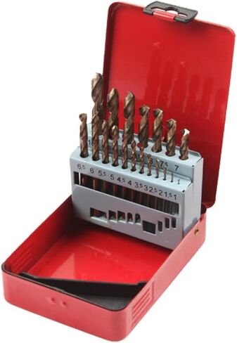 Generic Drill Bit Organizer Case for Twist Drill Bits, Metal Storage Solution, 19 Slots in Kuwait