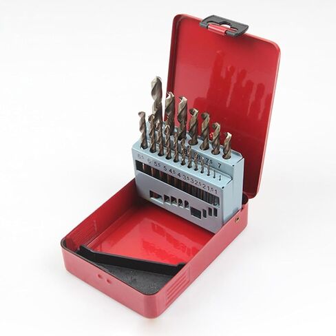 Generic Drill Bit Organizer Case for Twist Drill Bits, Metal Storage Solution, 19 Slots in Kuwait