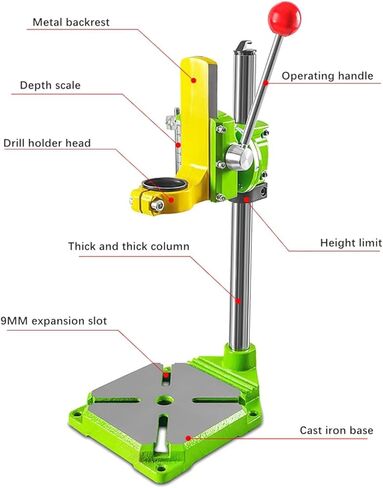 Generic Drill Stand Drill Press Table Stability Fixed Frame Rotary Drill Workbench Drill in Saudi Arabia
