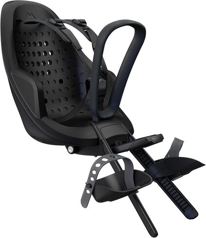 Thule Yepp 2 Mini - مقعد دراجة للأطفال مثبتة على الأمام - مقعد رغوة ممتصة الصدمة - مساند للأقدام قابلة للتعديل وأحذية - نظام التثبيت السهل - نظام تسخير 5 نقاط قابل للتعديل in Saudi Arabia