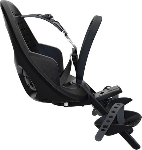 Thule Yepp 2 Mini - مقعد دراجة للأطفال مثبتة على الأمام - مقعد رغوة ممتصة الصدمة - مساند للأقدام قابلة للتعديل وأحذية - نظام التثبيت السهل - نظام تسخير 5 نقاط قابل للتعديل in Saudi Arabia