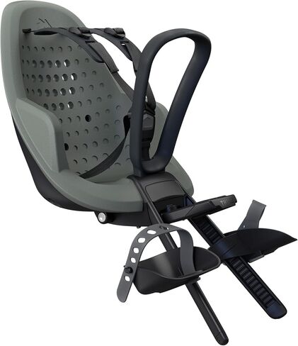 Thule Yepp 2 Mini - مقعد دراجة للأطفال مثبتة على الأمام - مقعد رغوة ممتصة الصدمة - مساند للأقدام قابلة للتعديل وأحذية - نظام التثبيت السهل - نظام تسخير 5 نقاط قابل للتعديل in Saudi Arabia