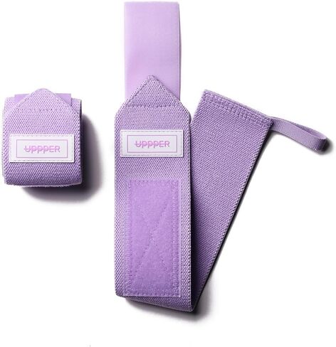 UPPPER Wrist Wraps for Weightlifting – 19" Lifting Wrist Support with Thumb Loop for Bench Press, Powerlifting, and Gym Workouts for Men & Women | Premium Fitness Gear in Saudi Arabia