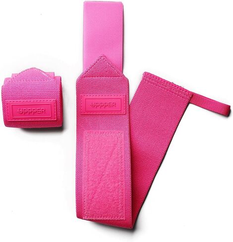 UPPPER Wrist Wraps for Weightlifting – 19" Lifting Wrist Support with Thumb Loop for Bench Press, Powerlifting, and Gym Workouts for Men & Women | Premium Fitness Gear in Saudi Arabia