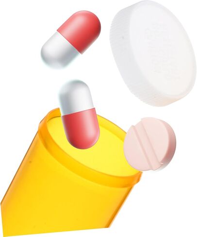 25pcs Portable Mini Medicine Bottles Travel Friendly Medicine Holders with Caps for Vitamins and for Organization and Moisture Protection in Saudi Arabia
