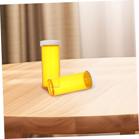 25pcs Portable Mini Medicine Bottles Travel Friendly Medicine Holders with Caps for Vitamins and for Organization and Moisture Protection in Saudi Arabia