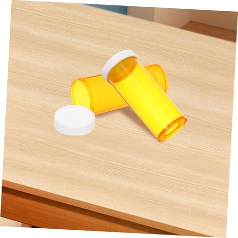 25pcs Portable Mini Medicine Bottles Travel Friendly Medicine Holders with Caps for Vitamins and for Organization and Moisture Protection in Saudi Arabia
